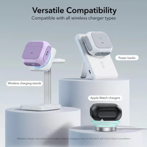 Esr Orbit Halolock Magsafe Apple Airpods 4/5 Tok Lila-4894240228883 5 kép