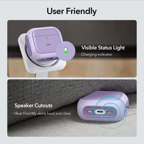 Esr Orbit Halolock Magsafe Apple Airpods 4/5 Tok Lila-4894240228883 7 kép