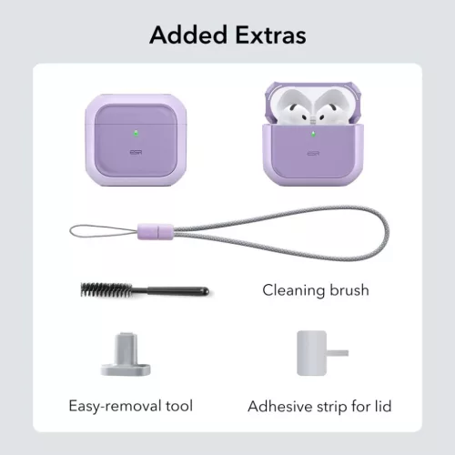 Esr Orbit Halolock Magsafe Apple Airpods 4/5 Tok Lila-4894240228883 8 kép