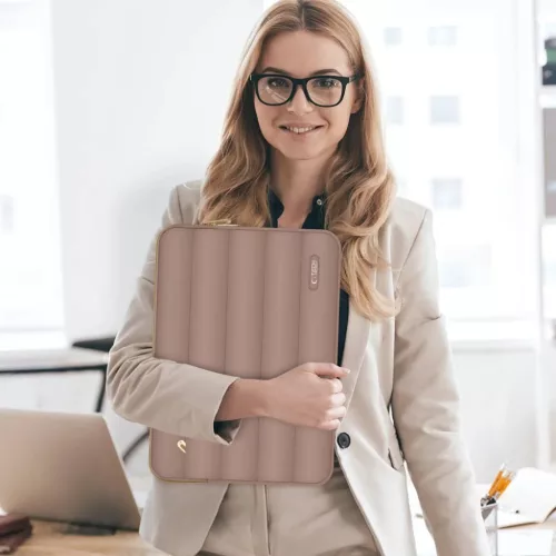 TECH-PROTECT PUFFY LAPTOP táska 13-14 DIÓ színben-5906302375400 7 kép