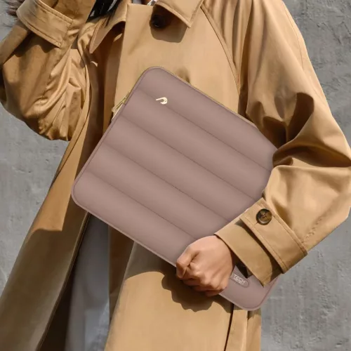 TECH-PROTECT PUFFY LAPTOP táska 13-14 DIÓ színben-5906302375400 8 kép