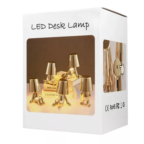 Éjjeli lámpa Ezüst Ember dizájn H-5900217435181 6 kép