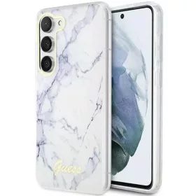 Guess GUHCS23SPCUMAH S23 S911 fehér/fehér Marble fliptok-3666339117405 1 kép