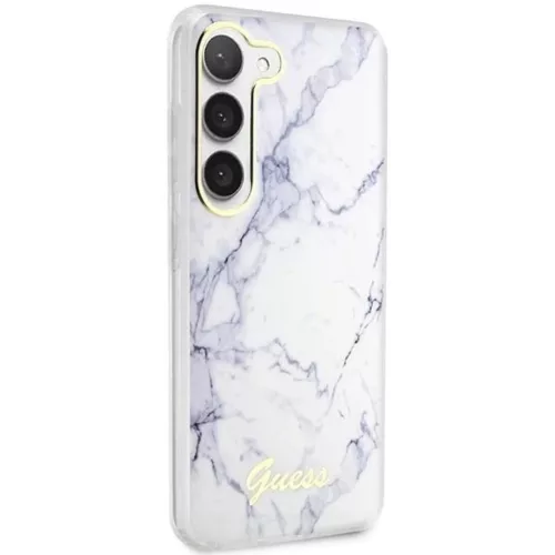 Guess GUHCS23SPCUMAH S23 S911 fehér/fehér Marble fliptok-3666339117405 4 kép