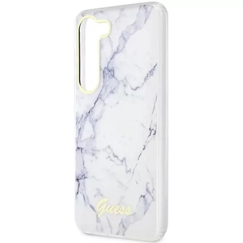 Guess GUHCS23SPCUMAH S23 S911 fehér/fehér Marble fliptok-3666339117405 6 kép