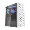 Gépház Darkflash DK351 4 ventilátorral (fehér)-4710343794035 2 kép