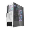 Gépház Darkflash DK351 4 ventilátorral (fehér)-4710343794035 3 kép
