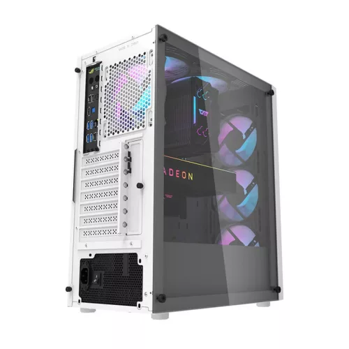 Gépház Darkflash DK351 4 ventilátorral (fehér)-4710343794035 3 kép