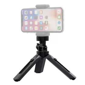   Mini Tripod telefontartó állvány selfie bot és GoPro tartó fekete