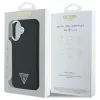  iPhone 16 Plus 6,7" fekete/fekete Grained Triangle MagSafe Guess GUHM-3666339302313 8 kép