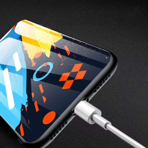 iPhone 7/8/SE 2020/SE 2022 9H üveghátlapú tok és kameravédő -9111201895775 7 kép