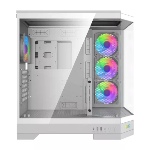 Darkflash Számítógépház DQX90 Fehér-4710343799511 2 kép
