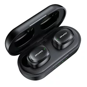 Bluetooth 5.1 TWS Fülhallgató + AWEI Dokkolóállomás (T13Pro) feke-6954284001823 2 kép