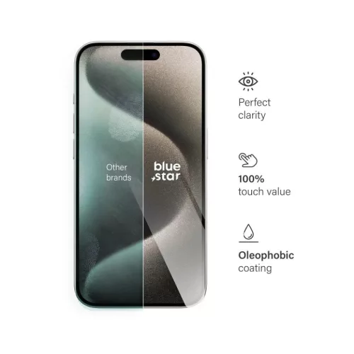 Tempered Glass Blue Star - iPhone 15 Pro üvegfólia-5903396222016 2 kép