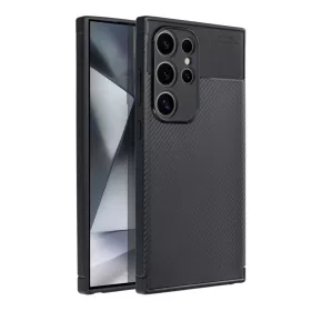 CARBON PREMIUM tok Samsung Galaxy S24 Ultra fekete tok-5903396233906 1 kép