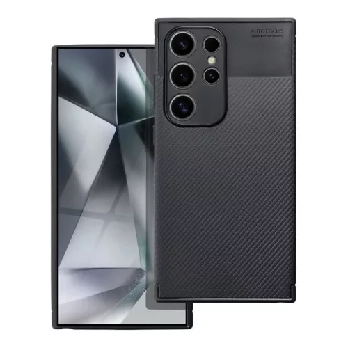 CARBON PREMIUM tok Samsung Galaxy S24 Ultra fekete tok-5903396233906 7 kép