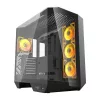 Darkflash számítógépes ház DY470 4 ventilátorral (fekete)