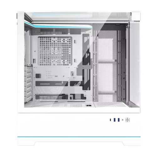 Darkflash számítógépház DY450 fehér ventilátorok nélkül-4711527001550 2 kép