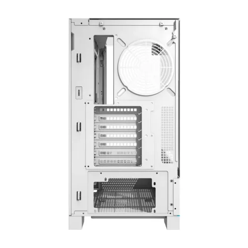 Darkflash számítógépház DY450 fehér ventilátorok nélkül-4711527001550 4 kép