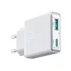 Joyroom JR-TCF14 20W USB-A USB-C szuper vékony fali töltő - Fehér-6956116724825 4 kép