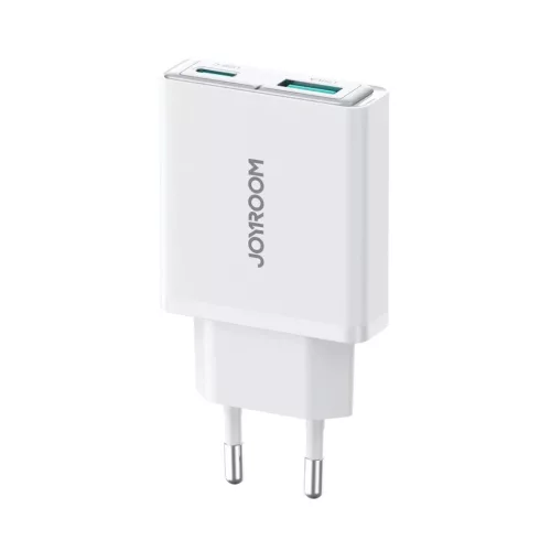Joyroom JR-TCF14 20W USB-A USB-C szuper vékony fali töltő - Fehér-6956116724825 5 kép