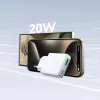 Joyroom JR-TCF14 20W USB-A USB-C szuper vékony fali töltő - Fehér-6956116724825 8 kép