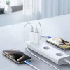 Joyroom JR-TCF14 20W USB-A USB-C szuper vékony fali töltő - Fehér-6956116724825 9 kép