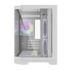 Darkflash Számítógép Ház FT418 + 6 aRGB ventilátor (fehér)-6926170048342 2 kép