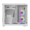 Darkflash Számítógép Ház FT418 + 6 aRGB ventilátor (fehér)-6926170048342 4 kép