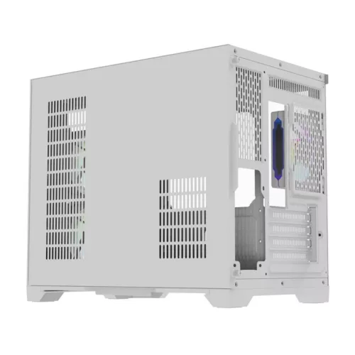 Darkflash Számítógép Ház FT418 + 6 aRGB ventilátor (fehér)-6926170048342 7 kép