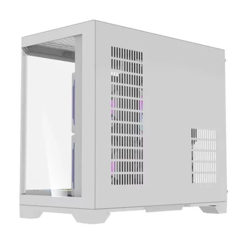 Darkflash Számítógép Ház FT418 + 6 aRGB ventilátor (fehér)-6926170048342 9 kép