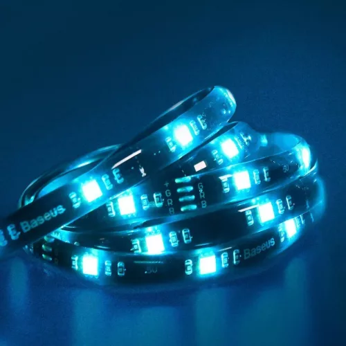 Baseus SMD LED csík, szalag 5W 1,5 m + távirányító fekete (DGKU-0-6953156219748 6 kép