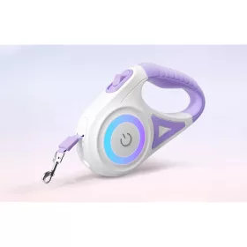 Rojeco kutya automata póráz LED 5 m (lila)-6975116294749 2 kép