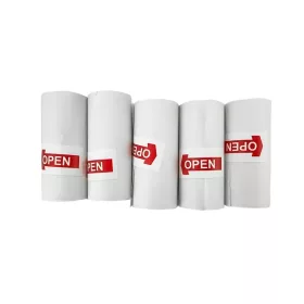 Tekercses hőpapír hőnyomtatóhoz 57mm - Fehér (5 db)-5907769364433 1 kép