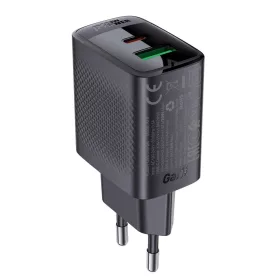 Acefast A78 hálózati GaN USB-A / USB-C PD 20W - Fekete Töltő-6974316283256 1 kép