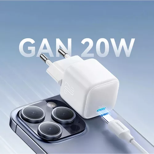 Joyroom JR-TCG08 GaN 20W Hálózati Gyors Töltő - Fehér-6956116723736 10 kép