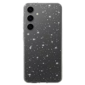 Crystal Glitter Samsung Galaxy S25 ezüst tok-5900217454595 2 kép