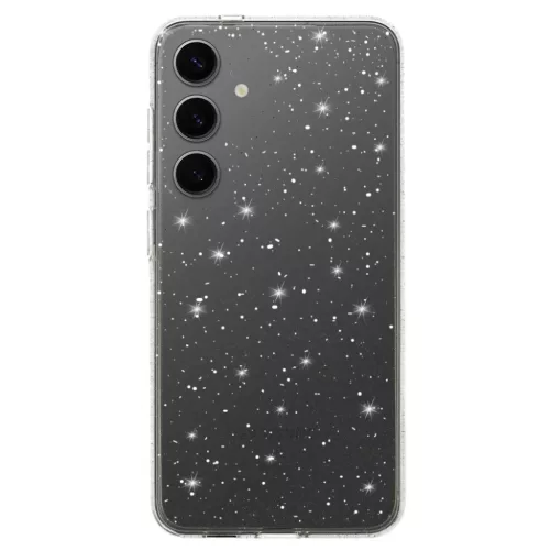 Crystal Glitter Samsung Galaxy S25 ezüst tok-5900217454595 2 kép
