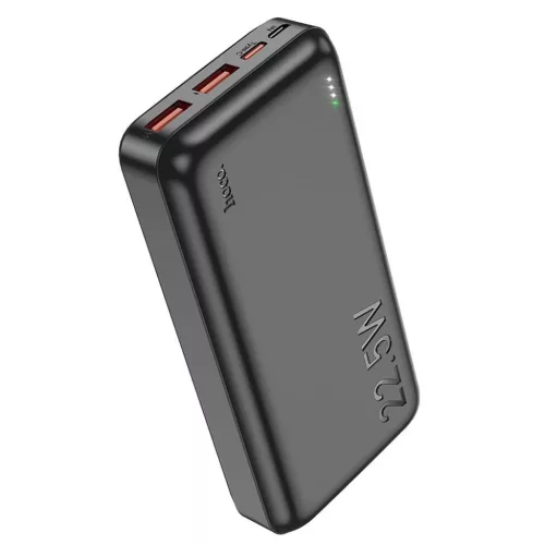 HOCO powerbank 20000 mAh PD QC 3A 22,5W J101A fekete-6931474782496 3 kép
