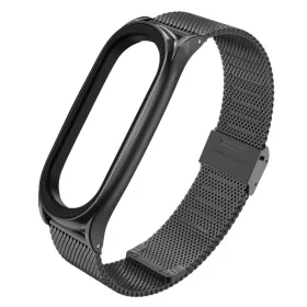 Tech-Protect MILANESEBAND Xiaomi Mi Band 5 szíj fekete-795787712313 2 kép