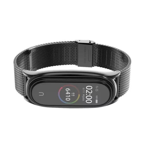 Tech-Protect MILANESEBAND Xiaomi Mi Band 5 szíj fekete-795787712313 3 kép