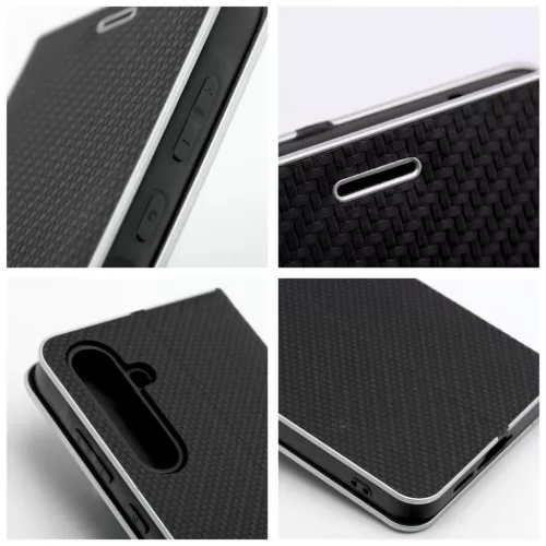 LUNA fliptok Carbon Samsung Galaxy A26 5G fekete tok-5903396358272 9 kép