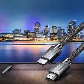 Ugreen HDMI 2.1 kábel 8K 60 Hz / 4K 120 Hz 3D 48 Gbps HDR VRR QMS ALL-6957303873197 2 kép