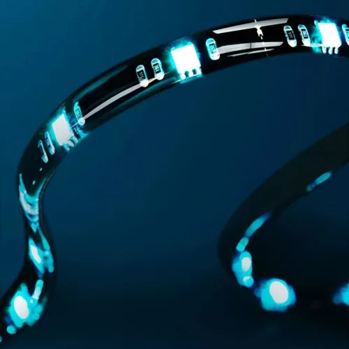 Baseus Öntapadós RGB színes fénycsík hosszabbító csomag 5W 1m f-6953156223530 10 kép