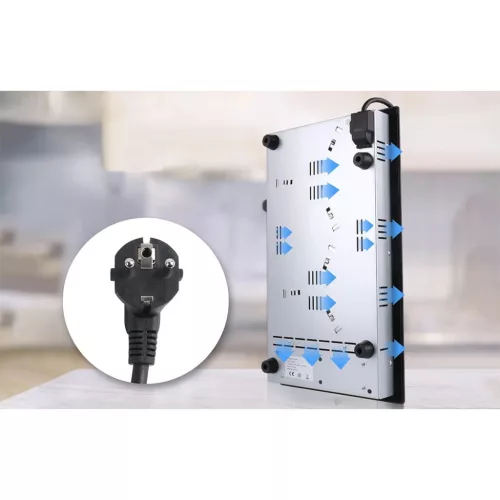 IsEasy T2V-01M Kétzónás kerámia/elektromos főzőlap-6977132450017 6 kép
