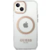 Guess Metal Outline MagSafe iPhone 15 Plus / 14 Plus tok - arany-3666339196905 3 kép