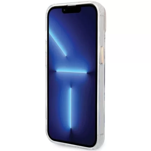 Guess Metal Outline MagSafe iPhone 15 Plus / 14 Plus tok - arany-3666339196905 5 kép