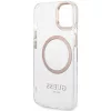 Guess Metal Outline MagSafe iPhone 15 Plus / 14 Plus tok - arany-3666339196905 7 kép
