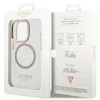Guess Metal Outline Magsafe iPhone 15 Pro Max tok - arany-3666339196929 8 kép
