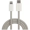 Maxlife MXUC-06 kábel USB-C - Lightning 1,0 m 20W szürke nylon
